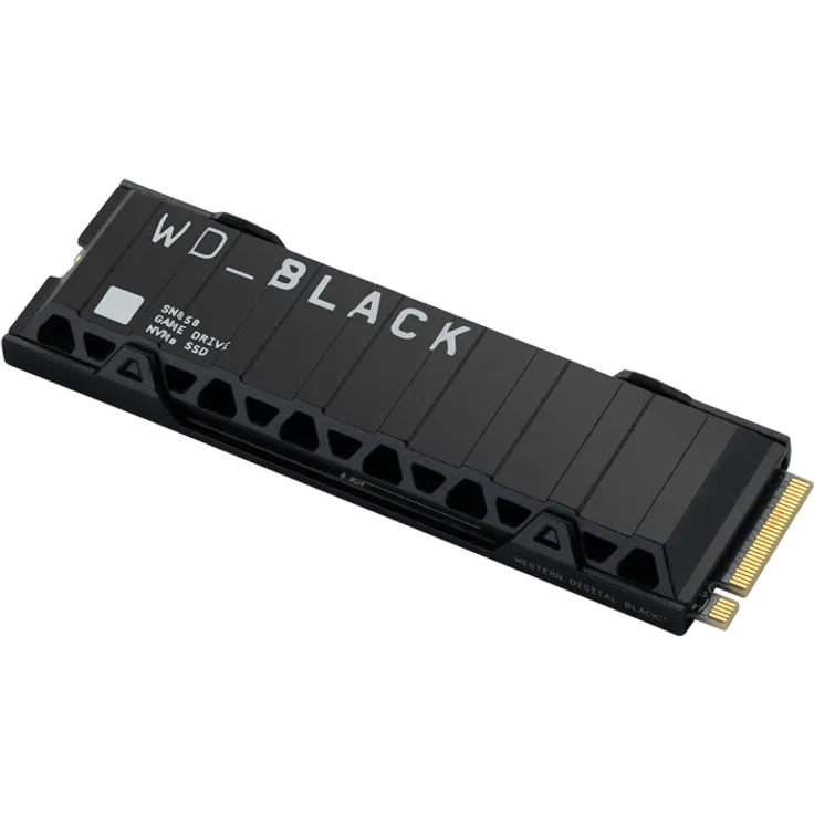 WD Black SN850 NVMe SSD WDBAPZ0020BNC - Solid-State-Disk - 2 TB - intern - M.2 2280 - PCI Express 4.0 x4 (NVMe) - integrierter Kühlkörper