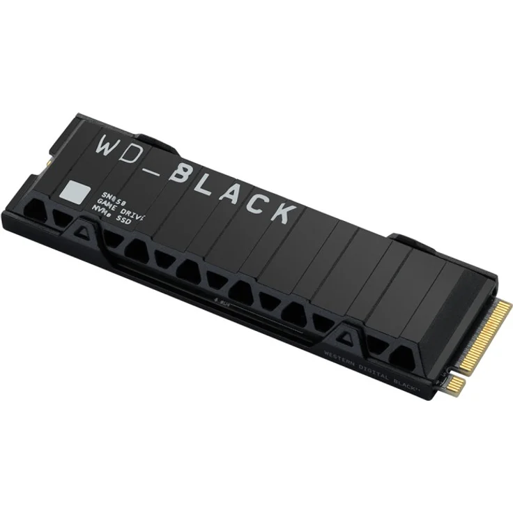 WD Black SN850 NVMe SSD WDBAPZ0020BNC - Solid-State-Disk - 2 TB - intern - M.2 2280 - PCI Express 4.0 x4 (NVMe) - integrierter Kühlkörper