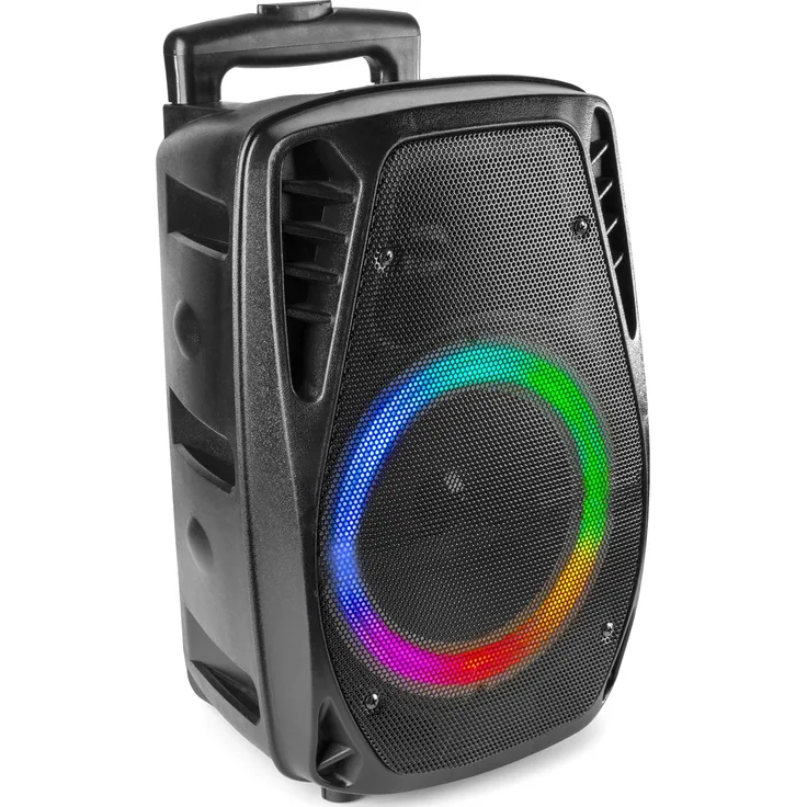 Fenton FT8LED-MK2 Tragbares Soundsystem 8 schwarz