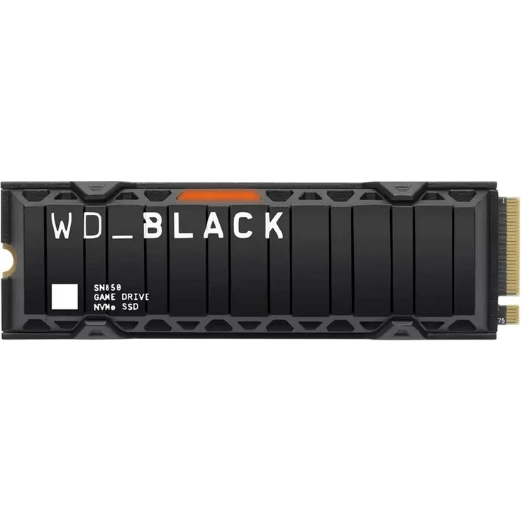 WD BLACK SN850 NVMe SSD with Heatsink PCIe Gen4 1TB – Bild 1