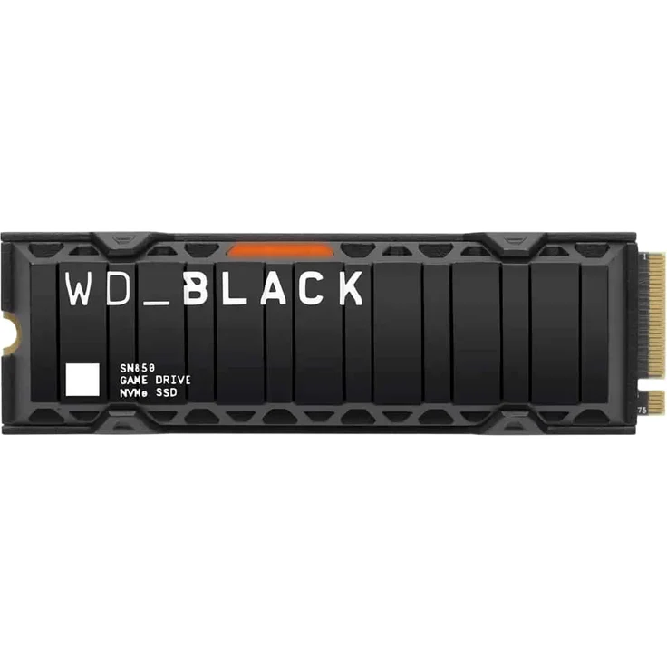 WD BLACK SN850 NVMe SSD with Heatsink PCIe Gen4 1TB – Bild 2