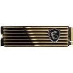 MSI SPATIUM M480 - SSD - verschlüsselt - 1TB - intern - M.2 2280 - PCI Express 4,0 x4 (NVMe) - 256-Bit-AES - TCG Opal Encryption 2,0 - integrierter Kühlkörper (S78-440L430-P83)