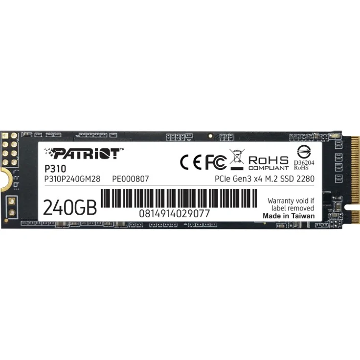 PATRIOT P310P240GM28P310, 240GB M.2 2280 RETAIL, 240GB – Bild 1