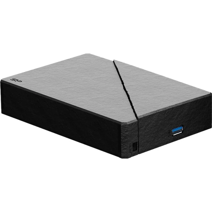 SILICON POWER Stream S07 - Festplatte - 8 TB - extern (Stationär) - USB 3.1 Gen 1 - 256-Bit-AES - Schwarz – Bild 6