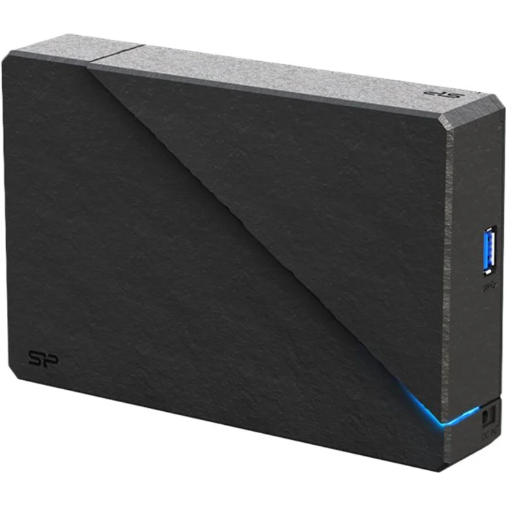 SILICON POWER Stream S07 - Festplatte - 8 TB - extern (Stationär) - USB 3.1 Gen 1 - 256-Bit-AES - Schwarz – Bild 7