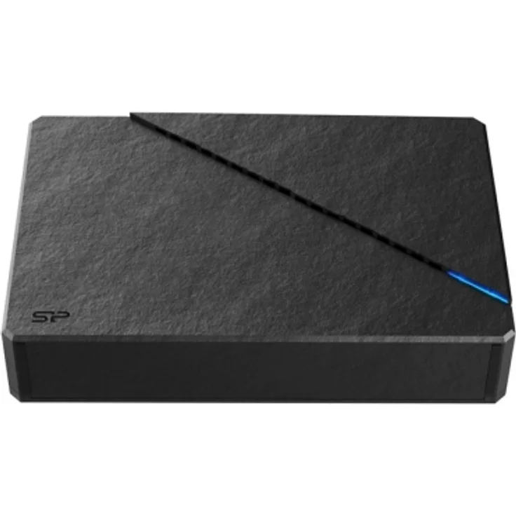 SILICON POWER Stream S07 - Festplatte - 8 TB - extern (Stationär) - USB 3.1 Gen 1 - 256-Bit-AES - Schwarz