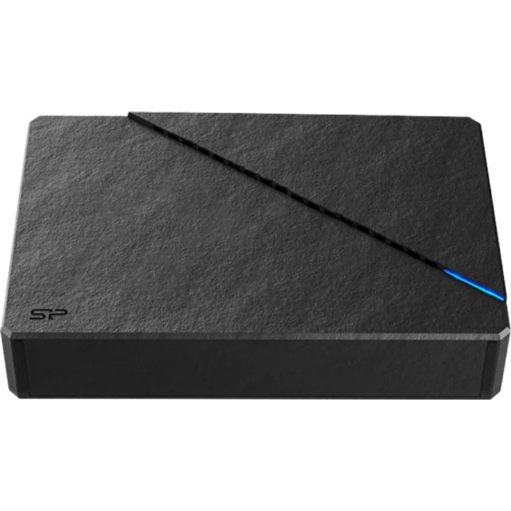 SILICON POWER Stream S07 - Festplatte - 8 TB - extern (Stationär) - USB 3.1 Gen 1 - 256-Bit-AES - Schwarz – Bild 3