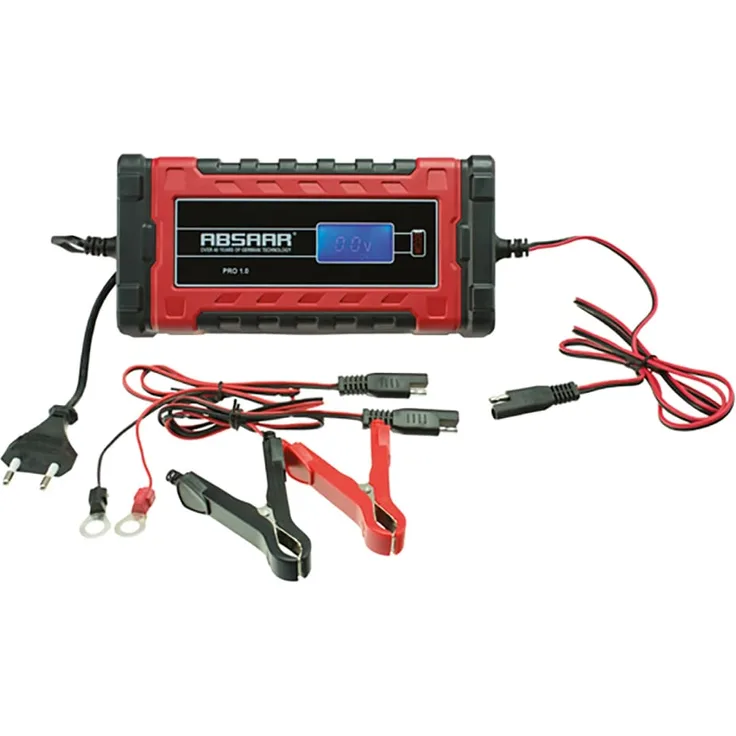 Absaar Batterieladegerät PRO1.0 Rot 6-12 V 1 A