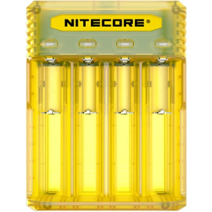 Nitecore Q4 4-Schacht-Ladegerät gelb