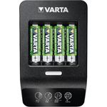 Varta LCD Ultra Fast Charger+ inkl. 4 Akkus 2100 mAh AA + 12V Ladegeräte -Universal-