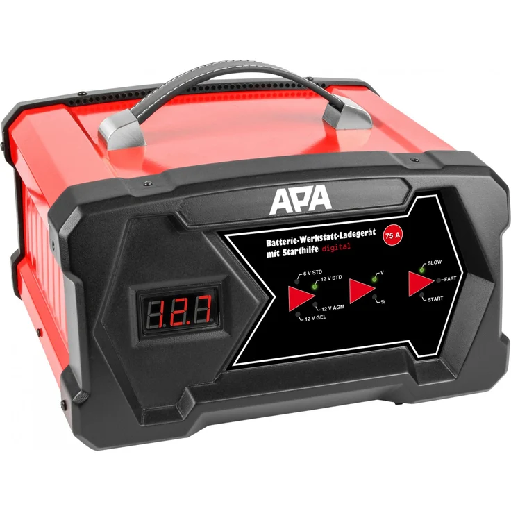 APA Batterie-Werkstatt-Ladegerät digital 6-12 V, – Bild 1
