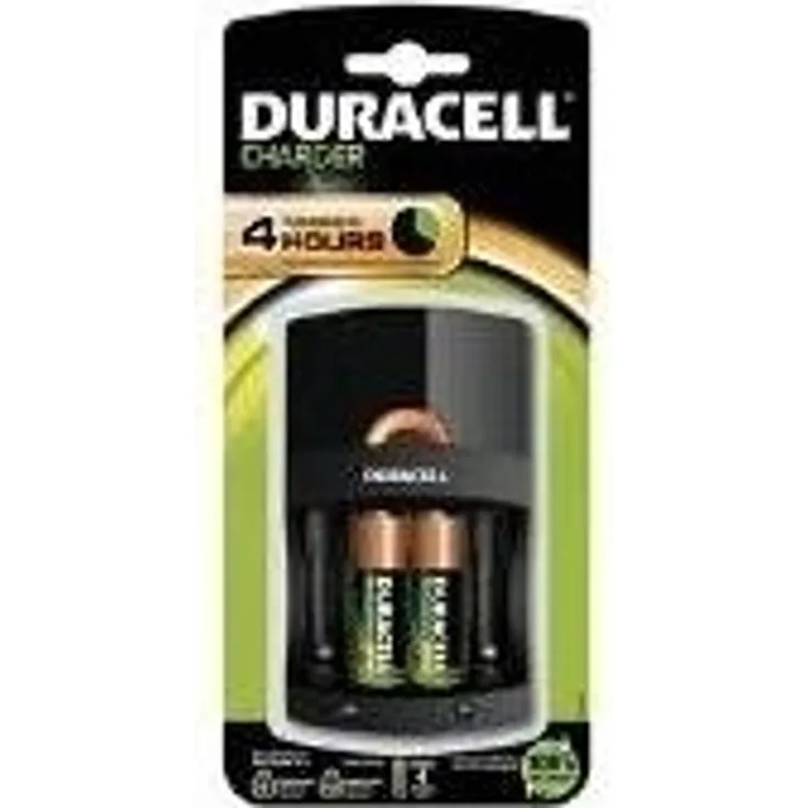 Duracell F14 - Batterieladegerät - 4 Std. - 4xAA-AAA - enthaltene Batterien: 2 x AA NiMH (DUR037199)