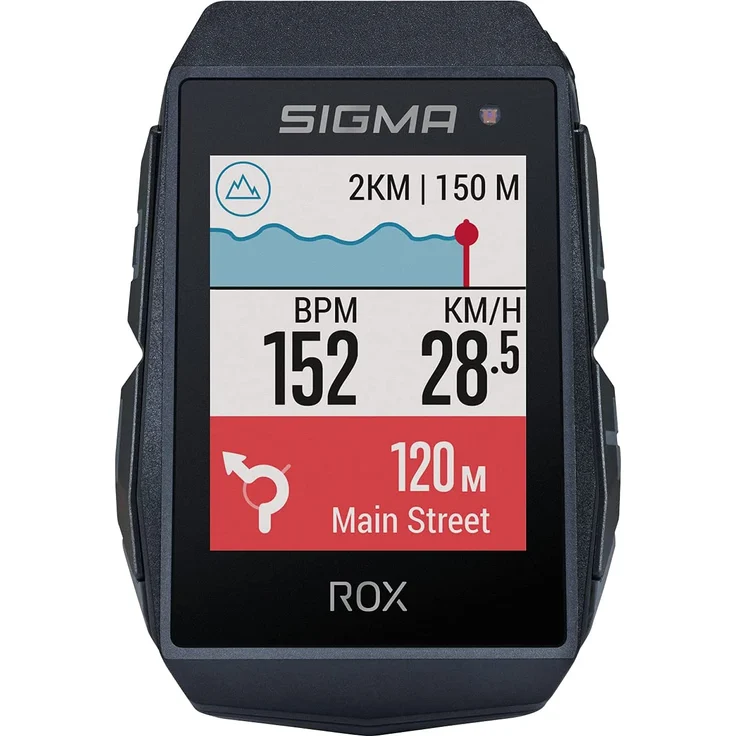 Sigma Fahrradcomputer Rox 11.1 EVO (inkl Geschwindigkeits Sender), schwarz – Bild 2