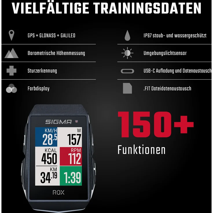 Sigma Rox 11.1 EVO HR Se Fahrradcomputer  – Bild 4