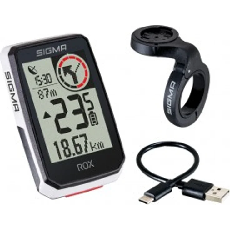 Sigma Rox 2.0 Fahrradcomputer weiß – Bild 1