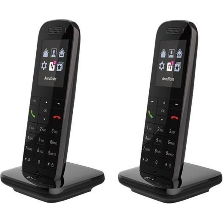 Telekom Speedphone 52 Duo mit Bluetooth-Schnittstelle (Schnurloses Erweiterungshandgerät), schwarz – Bild 1