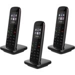 Telekom Speedphone 52 Trio mit Bluetooth-Schnittstelle (Schnurloses Erweiterungshandgerät), schwarz