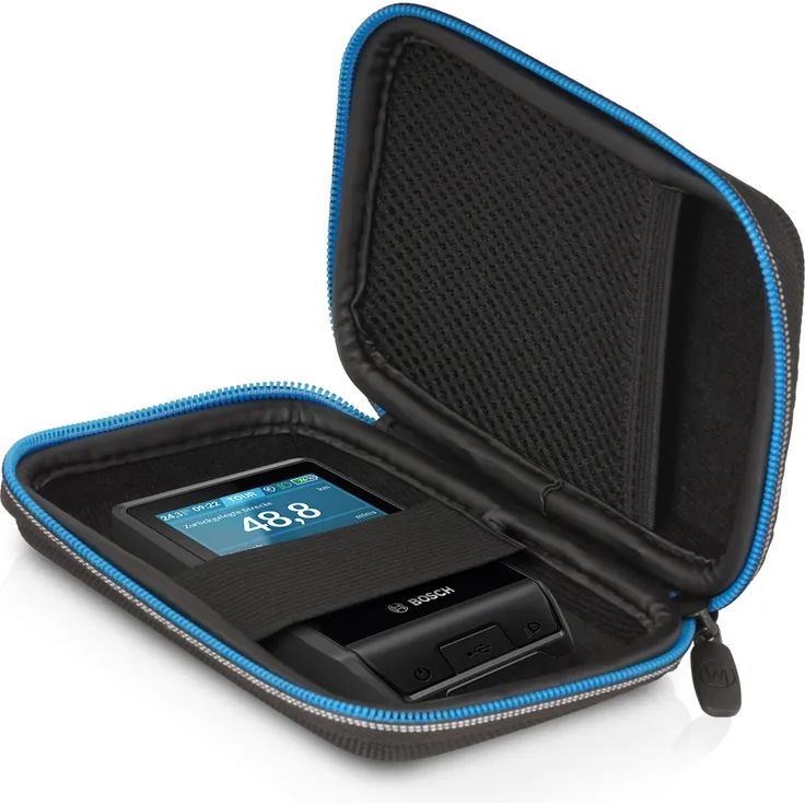 Wicked Chili Universal Tasche kompatibel mit Bosch Nyon Modell 2021 Schutzhülle für Fahrradcomputer, Schutztasche, Navigationssystem Hülle, Case für Kleinelektronik (mit Zubehör Fach)