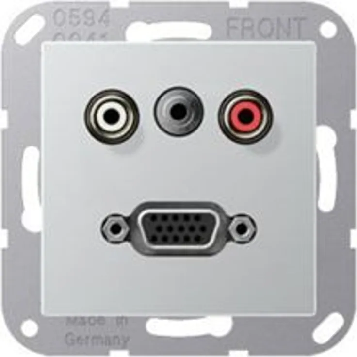 Cinch Audio - Miniklinke 3,5 mm - VGA MAA1072AL aluminium'