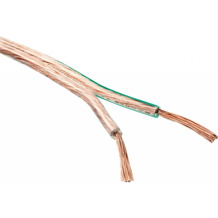 SCHWAIGER Lautsprecherkabel (2x 1,5 mm²), 10 m, Transparent LSK3410055