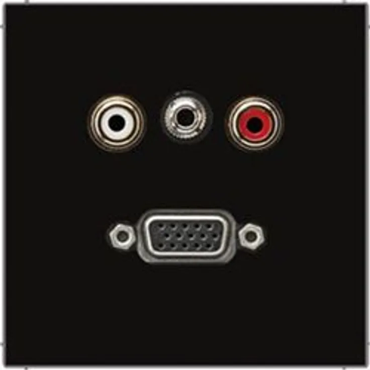 Cinch Audio - Miniklinke 3,5 mm - VGA MALS1072SW schwarz'