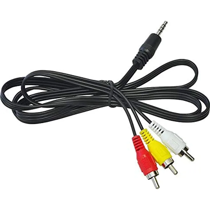 Edision AV-Out Kabel 3,5 mm Klinke auf Cinch