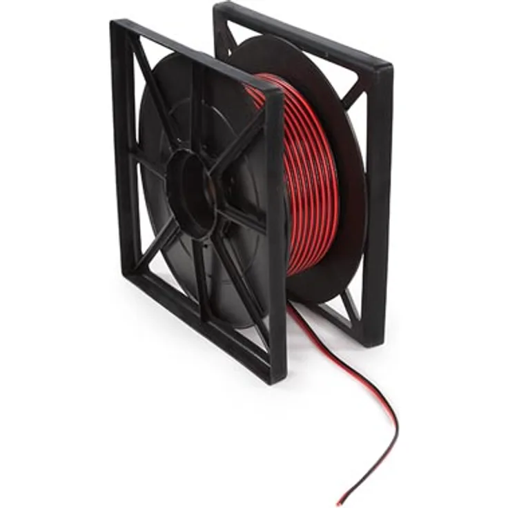 LAUTSPRECHERKABEL - ROT-SCHWARZ - 2 x 2.50 mm² - 100 m