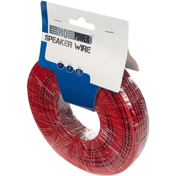 LAUTSPRECHERKABEL - ROT-SCHWARZ - 2 x 0.50 mm² - 100 m