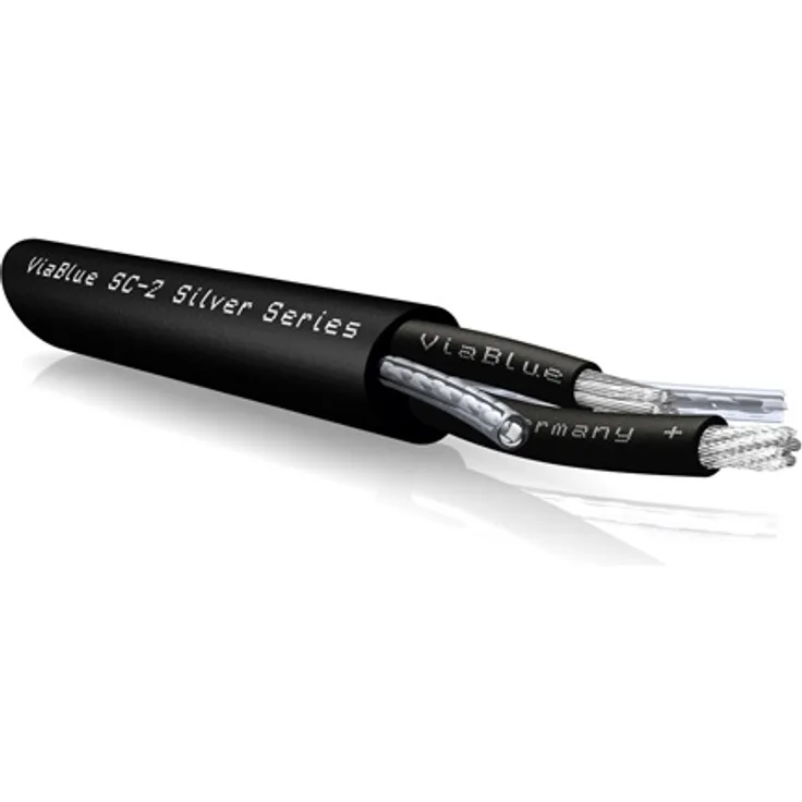 ViaBlue SC-2 Silver-Series Lautsprecherkabel 1,00m