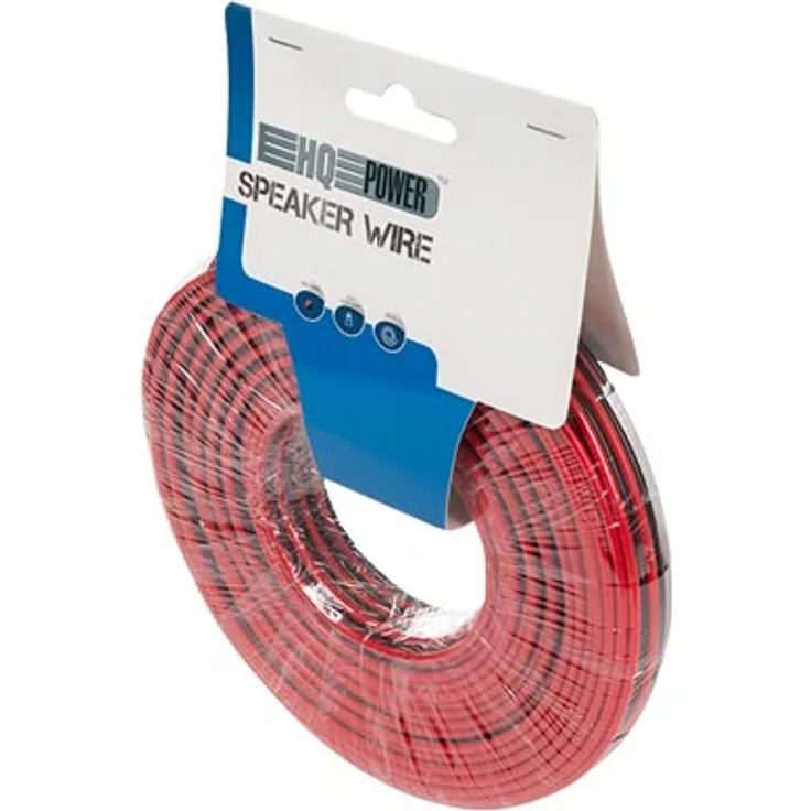 LAUTSPRECHERKABEL - ROT-SCHWARZ - 2 x 2.50 mm² - 25 m