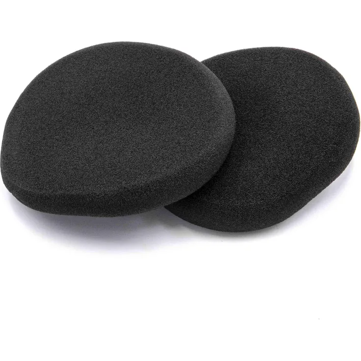vhbw Ohrpolster Ersatz Polster kompatibel mit Logitech H800 Kopfhörer Headset, schwarz