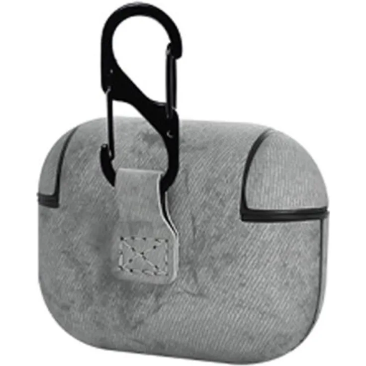 TERRATEC AirBox Pro Fabric Gray für Apple AirPods Pro Schutzhülle Kopfhörer Hülle