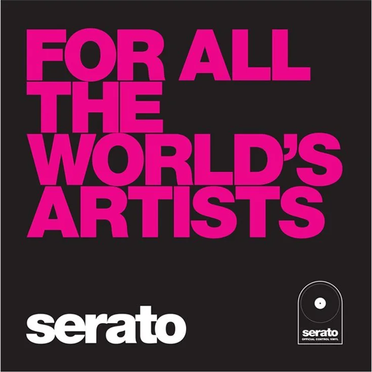Serato Manifesto, 10-'-' Control Vinyls schwarz, For All The Worlds