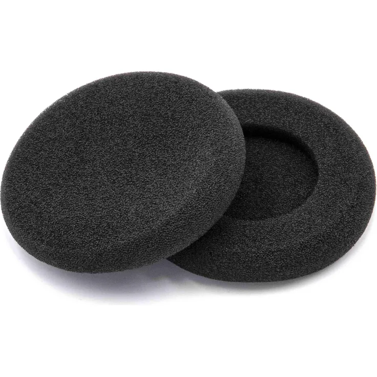 vhbw Ohrpolster Ersatz Polster kompatibel mit Sennheiser PC131, PC135, PC136, PMX100, PX100, PX100 II Kopfhörer Headset, schwarz