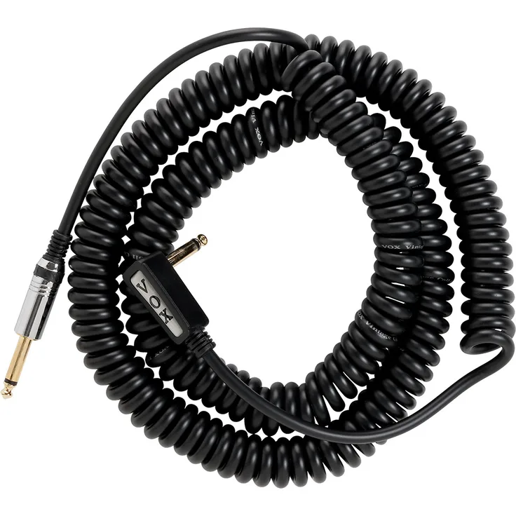 Vox Spiralkabel, 9m, schwarz