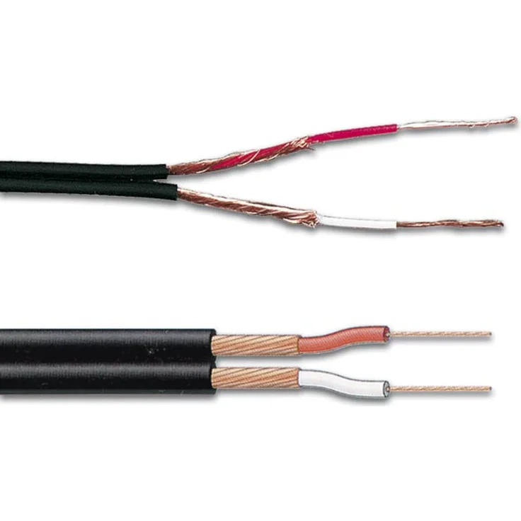 GESCHIRMTES AUDIOKABEL 2 x 0.25mm² SCHWARZ