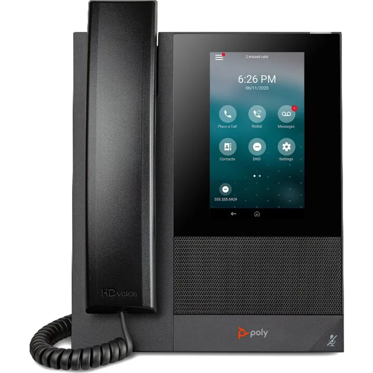 Poly CCX 400 Business Media Phone - IP-Telefon - Kabelgebundenes Mobilteil, schwarz