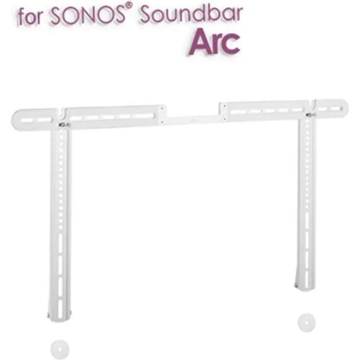 my wall HS 9 WL Wandhalterung für SONOS Halterung für SONOS Arc Soundbar HS9WL weiß