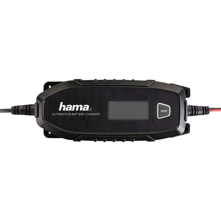 Hama - 136686 Automatik-Batterie-Ladegerät 6V-12V-4A, für Auto-Boot-Motorrad-Batterie