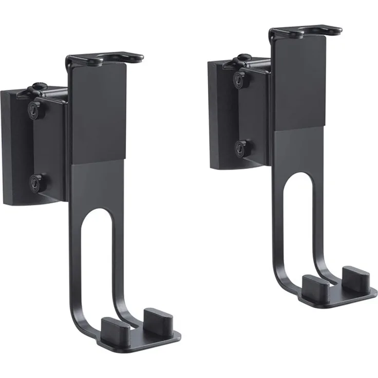 PureMounts PM-SOM-100 Lautsprecher Wandhalterung, kompatibel mit Sonos One, Sonos One SL, Sonos Play:1, Traglast: 3kg, schwarz