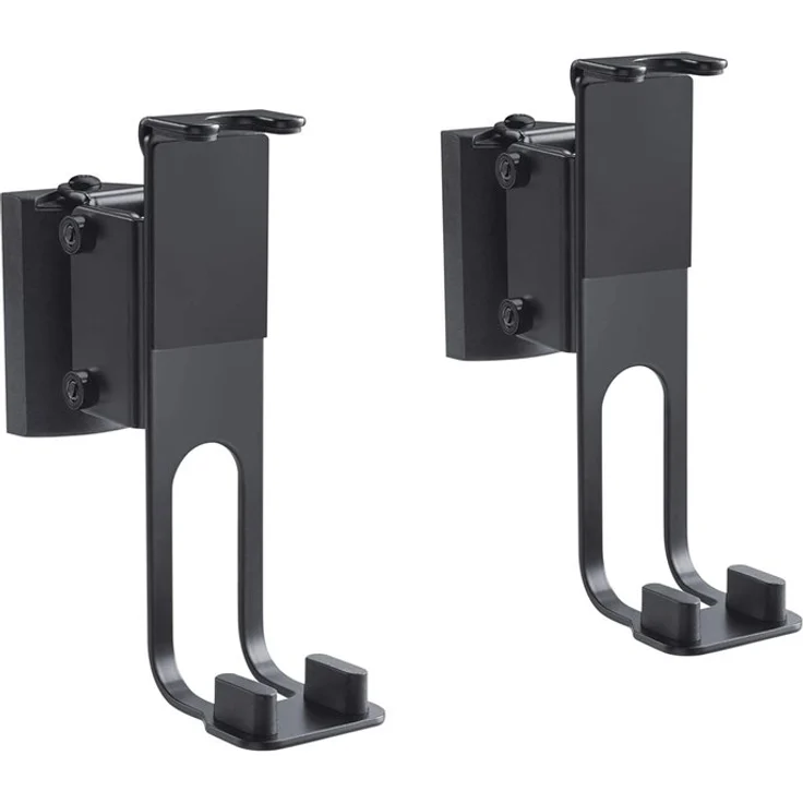 PureMounts PM-SOM-100 Lautsprecher Wandhalterung, kompatibel mit Sonos One, Sonos One SL, Sonos Play:1, Traglast: 3kg, schwarz – Bild 1