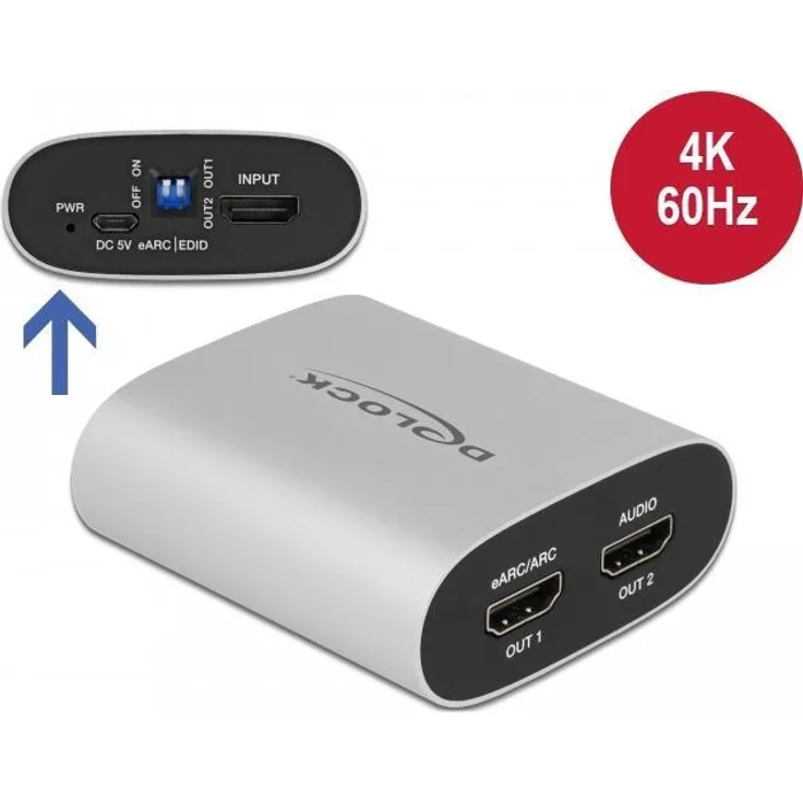 DeLOCK 63332 Audio-Konverter Silber (63332)