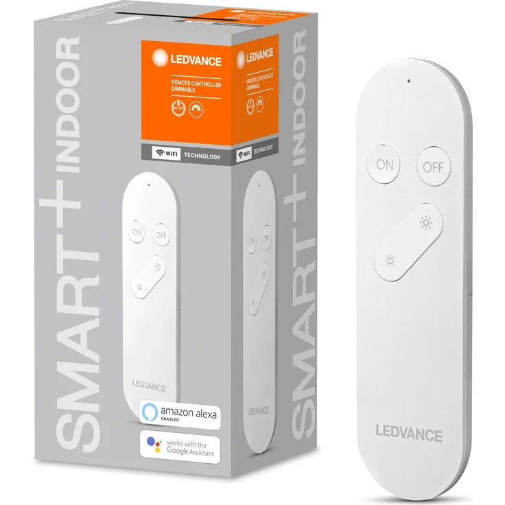 LEDVANCE SMART+ Fernbedienung mit WiFi Technologie zum Steuern und Dimmen von kompatiblen SMART+ WiFi Produkten