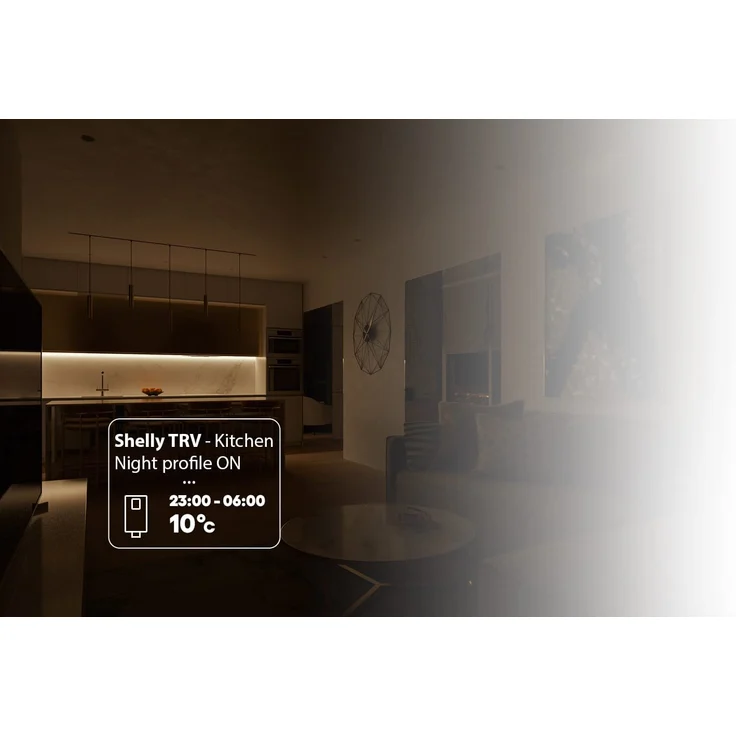Shelly TRV Smart Home Heizkörperthermostat, digitale Steuerung der Heizung per App & WLAN, einfache Installation, WiFi Heizungsthermostat, kompatibel mit Amazon Alexa & Google Home, mit Akku, weiß – Bild 15
