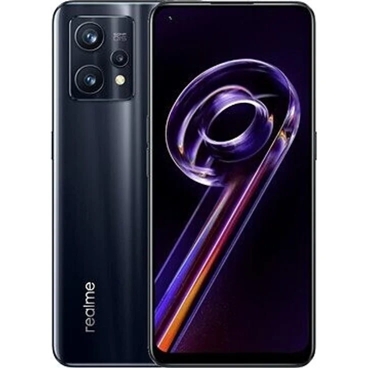 realme 9 Pro Plus 5G Smartphone 16,26cm (6,4 Zoll) AMOLED-Display, 128GB interner Speicher, 6GB RAM, Dual-SIM, Android 12, Midnight Black – Bild 1