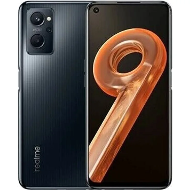 realme 9i Smartphone 16,76cm (6,6 Zoll) LCD-Display, 64GB interner Speicher, 4GB RAM, Dual-SIM, Android 11, Prism Black