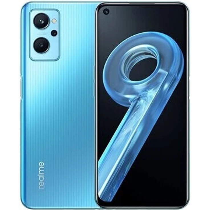 realme 9i Smartphone 16,76cm (6,6 Zoll) LCD-Display, 128GB interner Speicher, 4GB RAM, Dual-SIM, Android 11, Prism Blue – Bild 1
