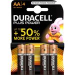 Duracell Plus Power Alkali-Batterie AA (LR6) MN1500 1,5 V 4er Blister