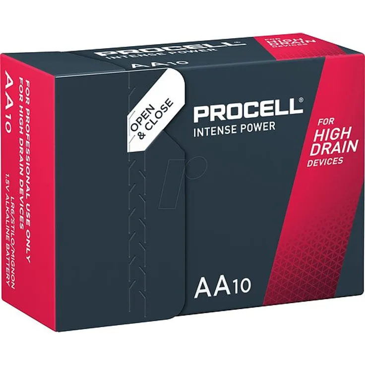 Procell - Intense AA Mignon Batterie - 10er Packung - Premium Marke von Duracell