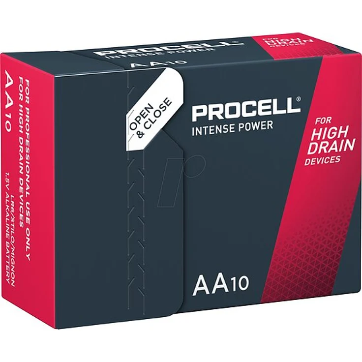 Procell - Intense AA Mignon Batterie - 10er Packung - Premium Marke von Duracell – Bild 1